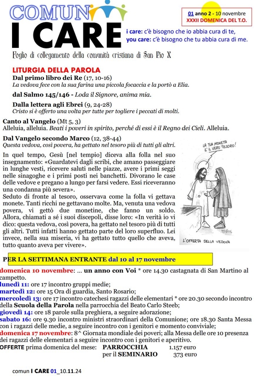 Comun I Care 10 novembre pag.1