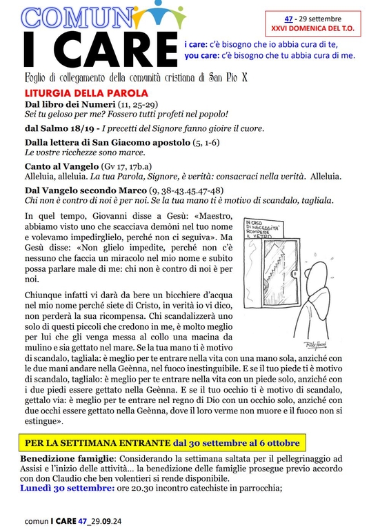 Comun I Care 29 Settembre pag.1